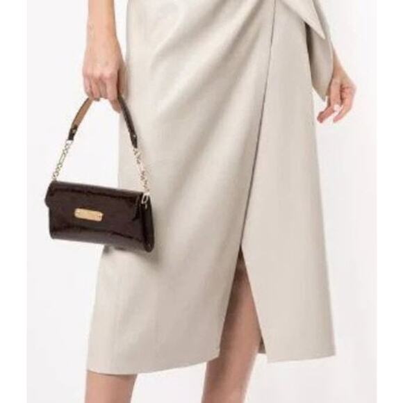 Louis Vuitton Vernis Sunset Boulevard Bag Monogram Embossed Patent Leather Brown - Picture 2 of 12